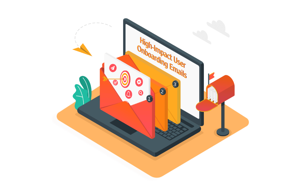Behavior-triggered user onboarding email flow